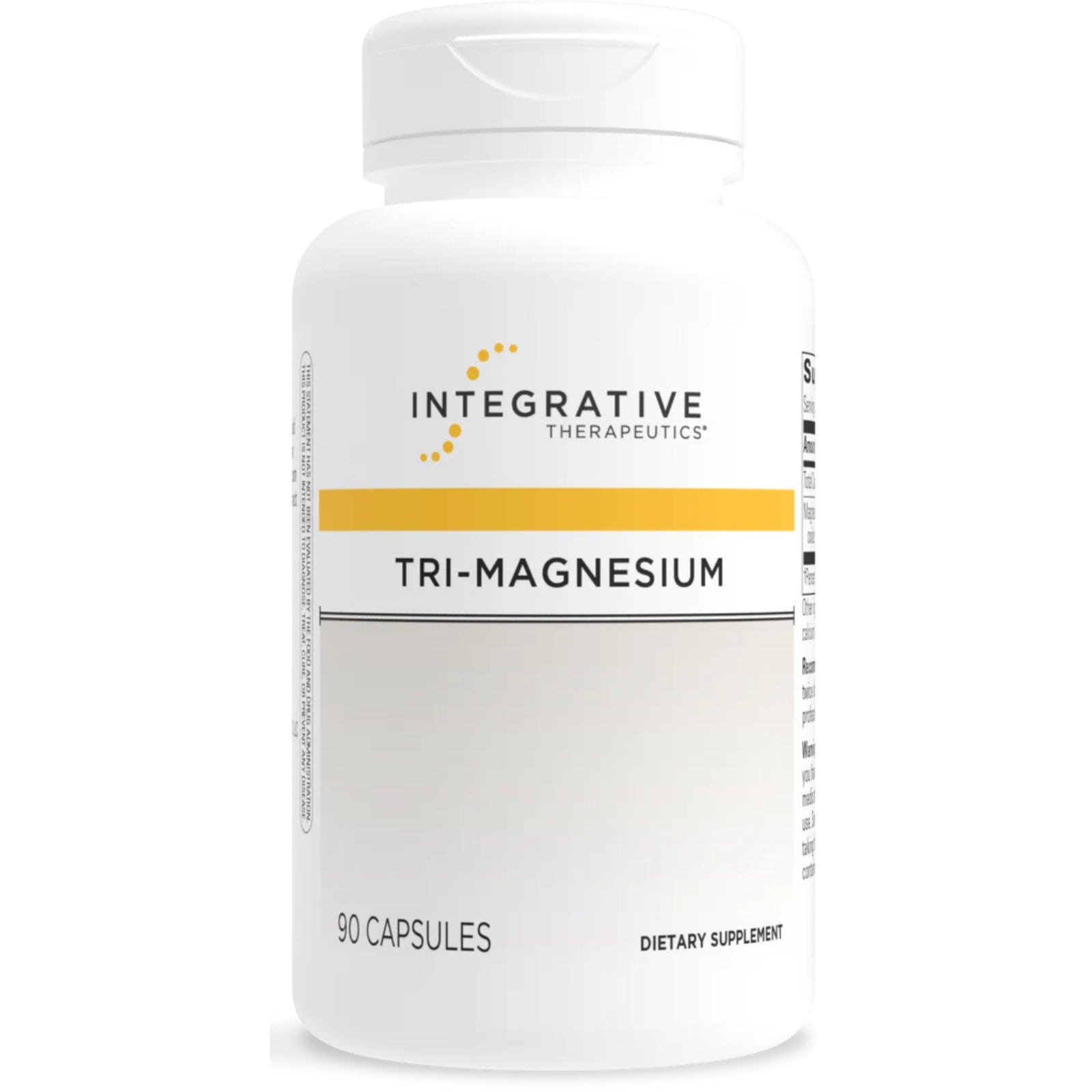 Integrative Therapeutics, Tri-Magnesium, 90 Capsules UPC 871791003521 | HiLife Vitamins