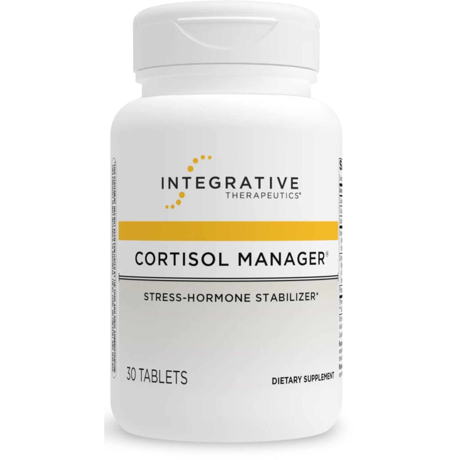 Integrative Therapeutics, Cortisol Manager®, 30 Tablets UPC 871791003811 | HiLife Vitamins