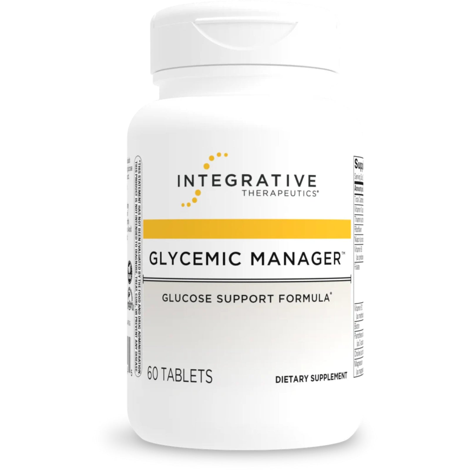 Integrative Therapeutics, Glycemic Manager™, 60 Tablets UPC 871791004245 | Hilife Vitamins