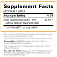 Integrative Therapeutics, Alpha-Glycosyl Isoquercitrin, 60 Capsules UPC 871791100039 | Hilife Vitamins