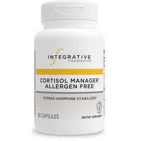 Integrative Therapeutics, Cortisol Manager® Allergen Free, 90 Capsules UPC 871791110076 | HiLife Vitamins