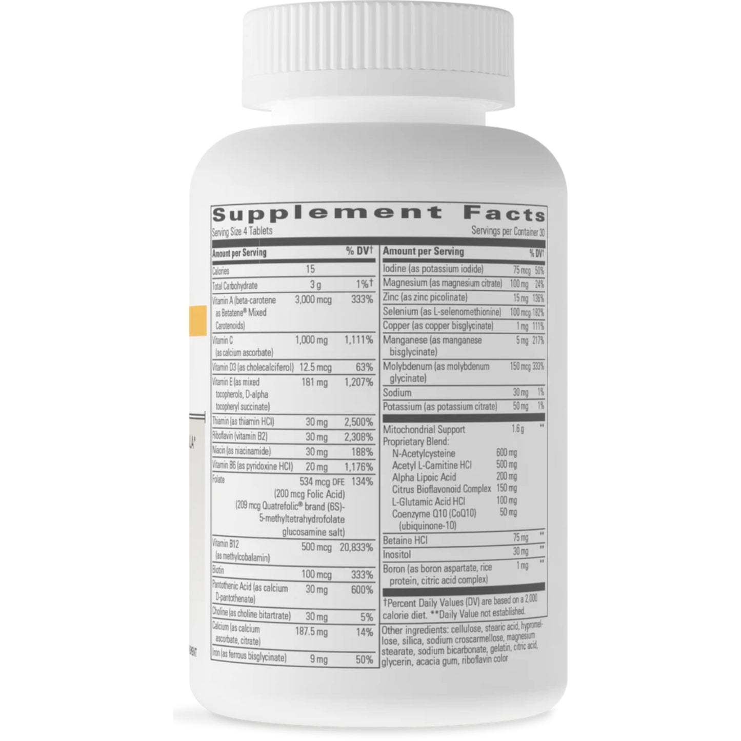 Integrative Therapeutics, K-PAX® MitoNutrients®, 120 Tablets UPC 871791108011 | HiLife Vitamins