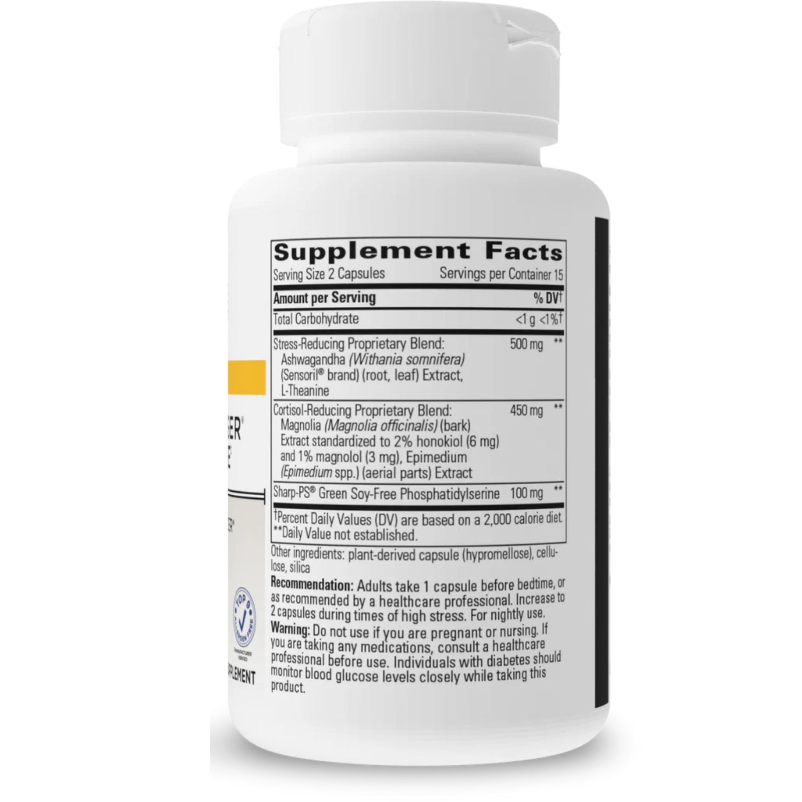 Integrative Therapeutics, Cortisol Manager® Allergen Free, 30 Capsules UPC 871791110113 | HiLife Vitamins