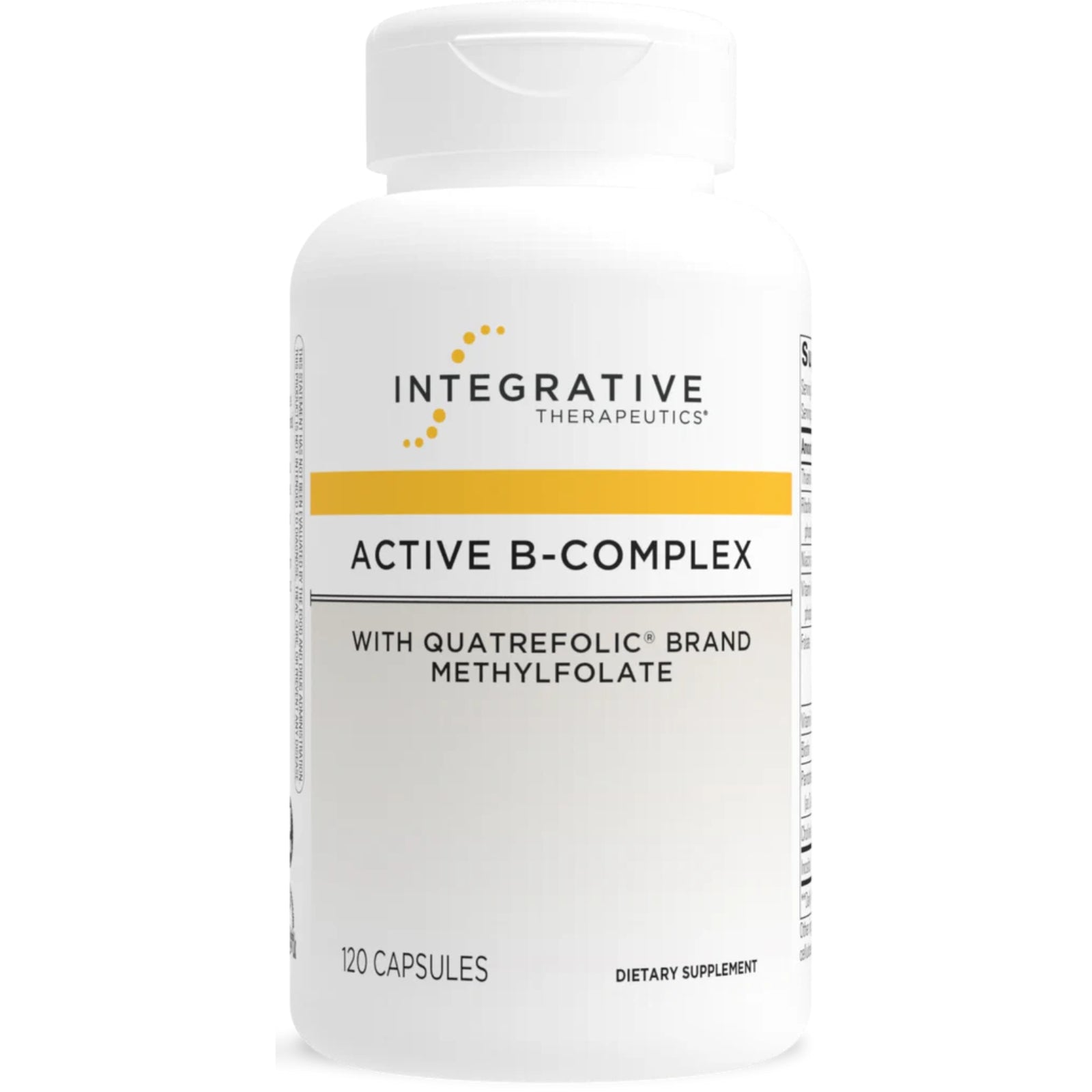 Integrative Therapeutics, Active B-Complex, 120 Capsules UPC 871791110434 | HiLife Vitamins