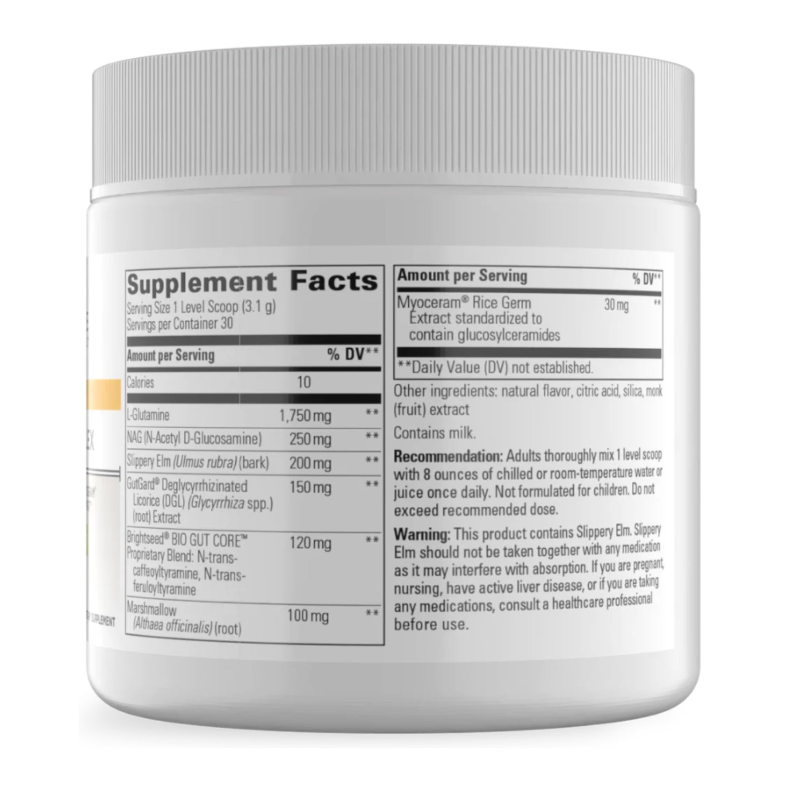 Integrative Therapeutics, Barrier Complex Drink Mix, 3.28 Oz (93 G) UPC 871791110465 | Hilife Vitamins