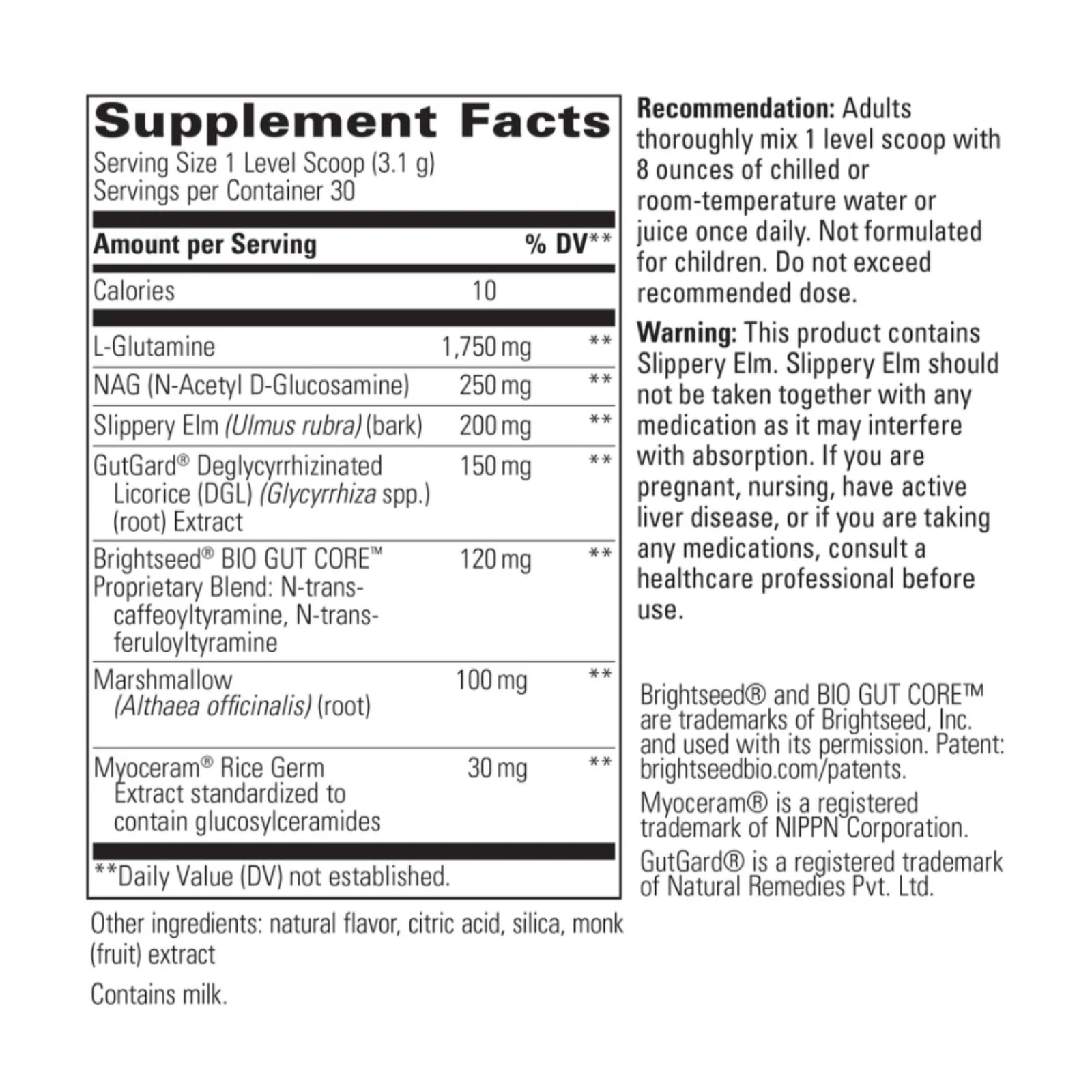 Integrative Therapeutics, Barrier Complex Drink Mix, 3.28 Oz (93 G) UPC 871791110465 | Hilife Vitamins