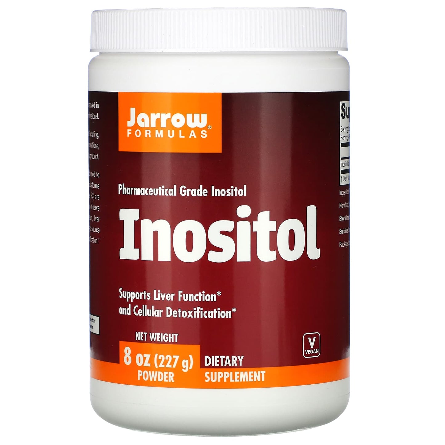 Jarrow Formulas, Inositol Powder, 227 GM UPC 790011010166 | HiLife Vitamins