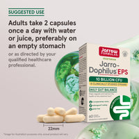 Jarrow Formulas, Jarro-Dophilus, EPS, Digestive Probioti, 60 Veggie Caps UPC 790011030201 | HiLife Vitamins