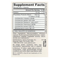 Jarrow Formulas, Vegan Fem Dophilus, Advanced, 10 Billion CFU (250 mg), 30 Veggie Capsules UPC 790011037354 | Hilife Vitamins