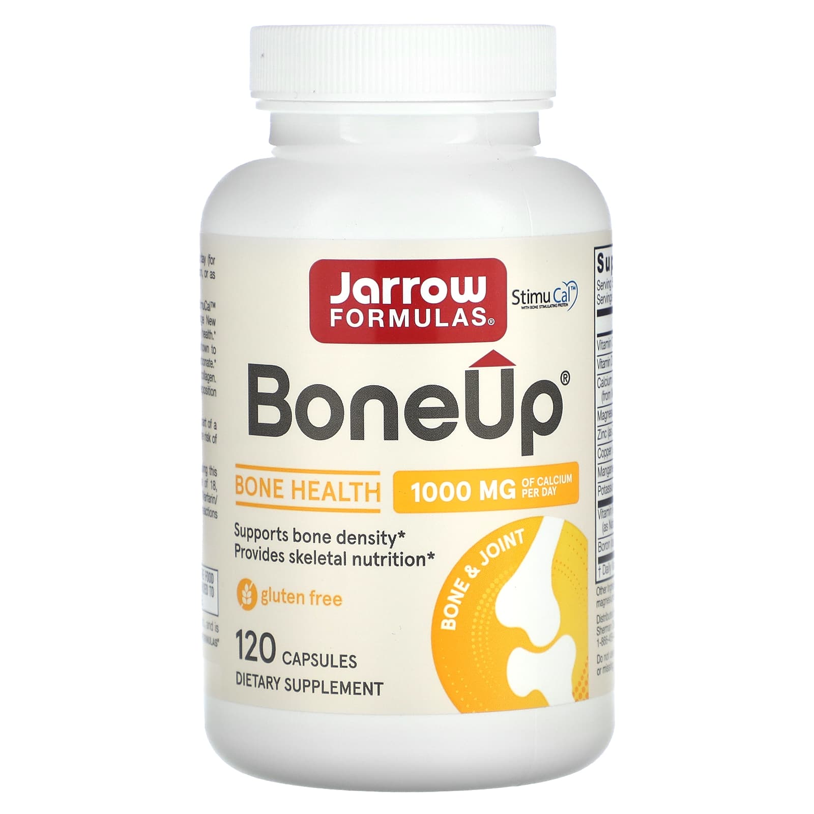 Jarrow Formulas, Bone-Up, 120 Capsules UPC 790011040019 | HiLife Vitamins
