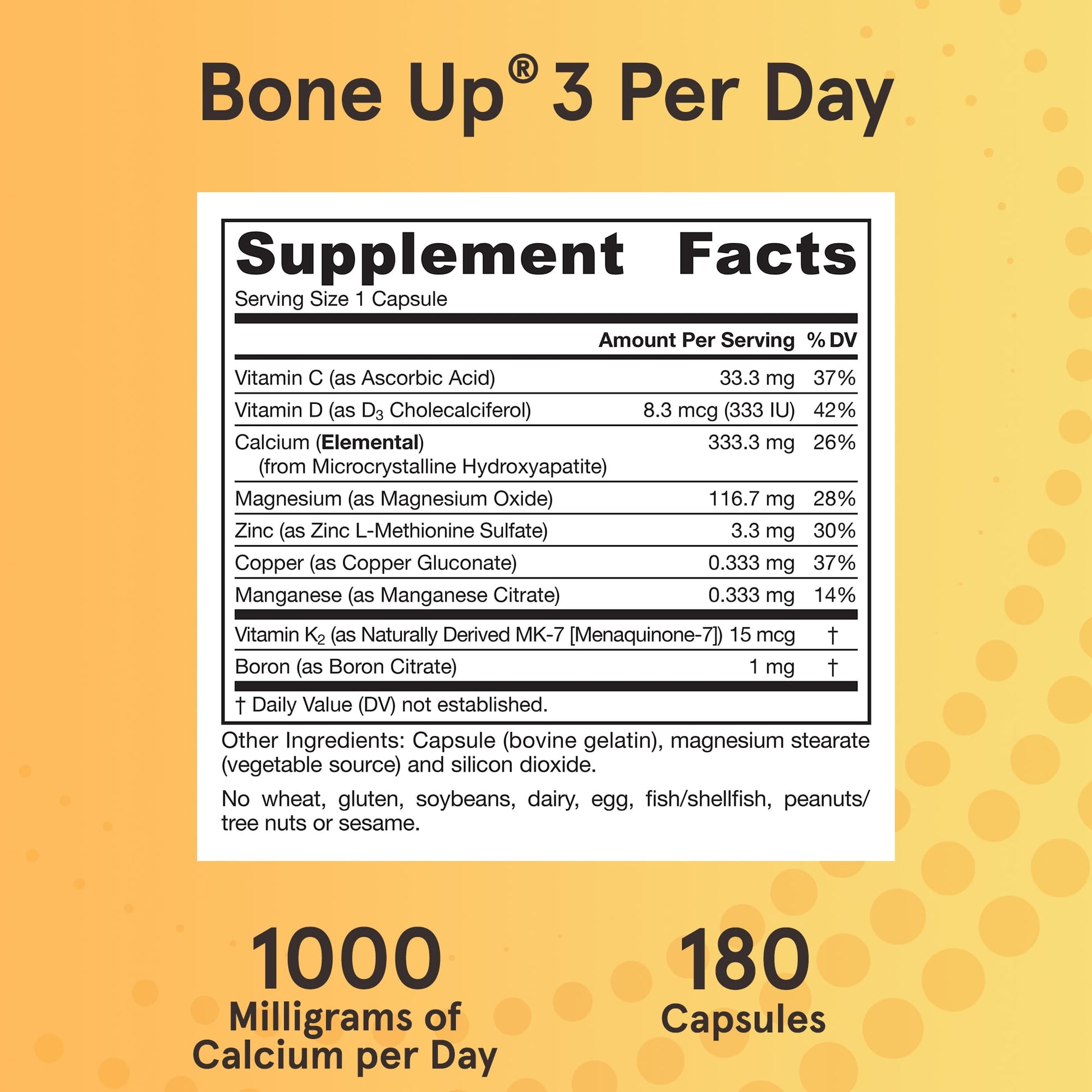 Jarrow Formulas, Bone-Up, 180 Capsules - [product_sku] | HiLife Vitamins