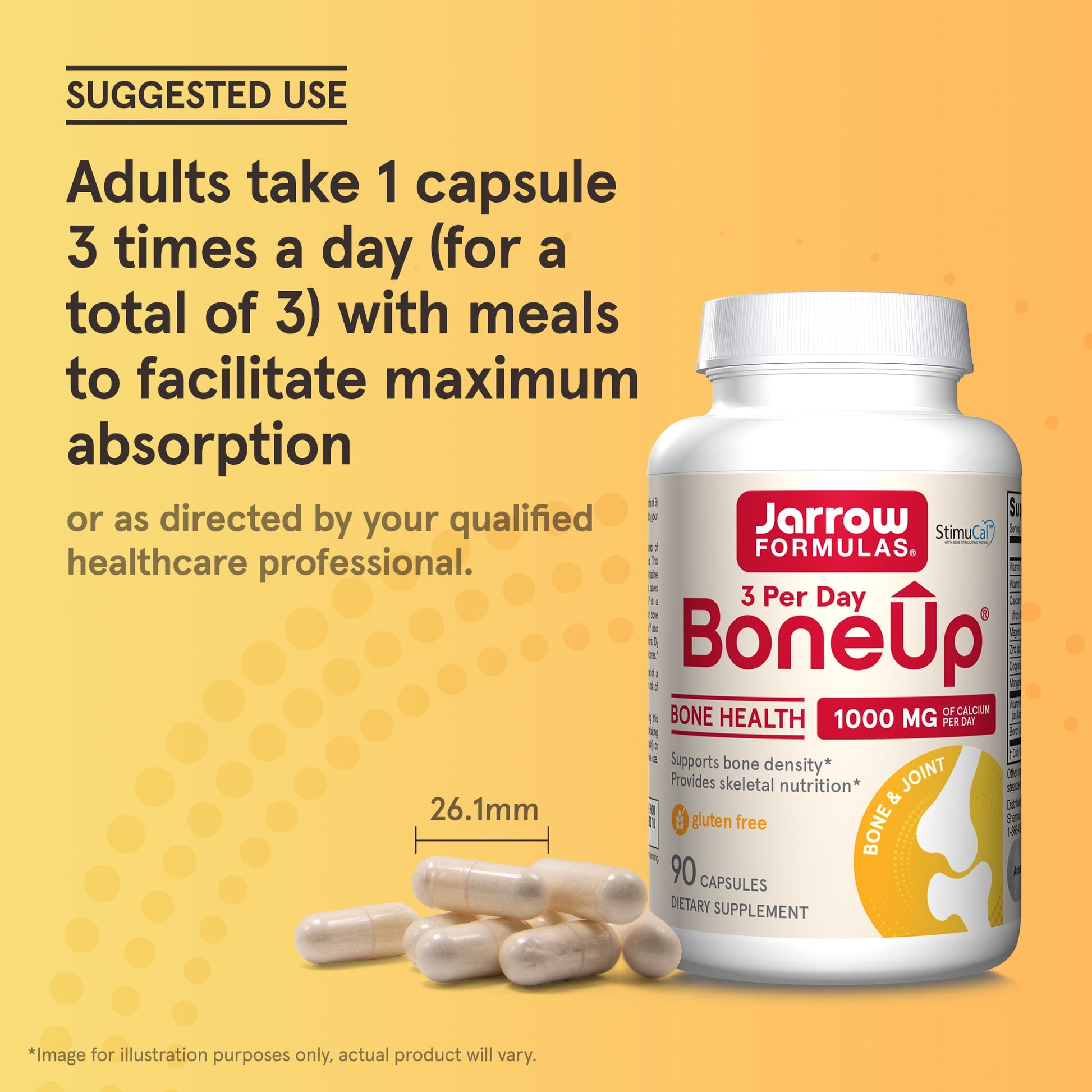 Jarrow Formulas, Bone-Up, 90 Capsules UPC 790011048060 | HiLife Vitamins