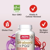 Jarrow Formulas, Qh + Pqq Ubiquinol + Pyrroloquinoline Quinone, 60 Softgels