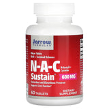 Jarrow Formulas, N-A-C (N-Acetyl-L-Cysteine) Sustain 600 mg, 60 Tablets - 790011077077 | Hilife Vitamins