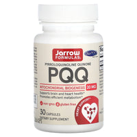 Jarrow Formulas, PQQ, 20 mg, 30 Capsules UPC 790011120322 | HiLife Vitamins