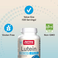 Jarrow Formulas, Lutein, 20 mg, 120 Softgels UPC 790011120353 | HiLife Vitamins