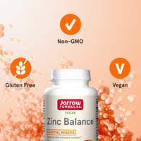 Jarrow Formulas, Zinc Balance, 100 Capsules UPC 790011130086 | HiLife Vitamins