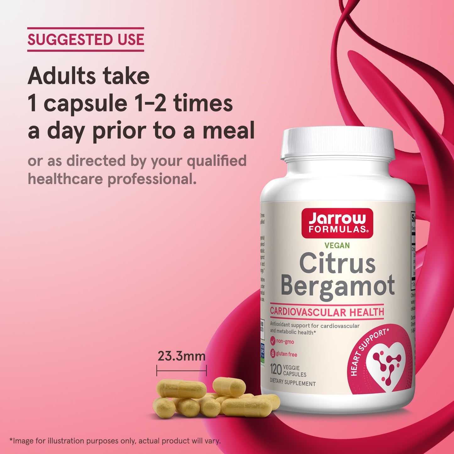 Jarrow Formulas, Citrus Bergamot, 120 Veggie Caps UPC 790011140962 | HiLife Vitamins