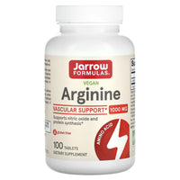Jarrow Formulas, Arginine, 1000 mg, 100 Tablets UPC 790011150367 | HiLife Vitamins