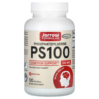 Jarrow Formulas, PS 100, Phosphatidylserine, 100 mg, 120 Softgels UPC 790011160595 | HiLife Vitamins