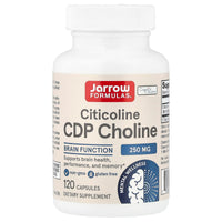 Jarrow Formulas, Citicoline, CDP Choline, 250 mg, 120 Capsules UPC 790011180142 | HiLife Vitamins