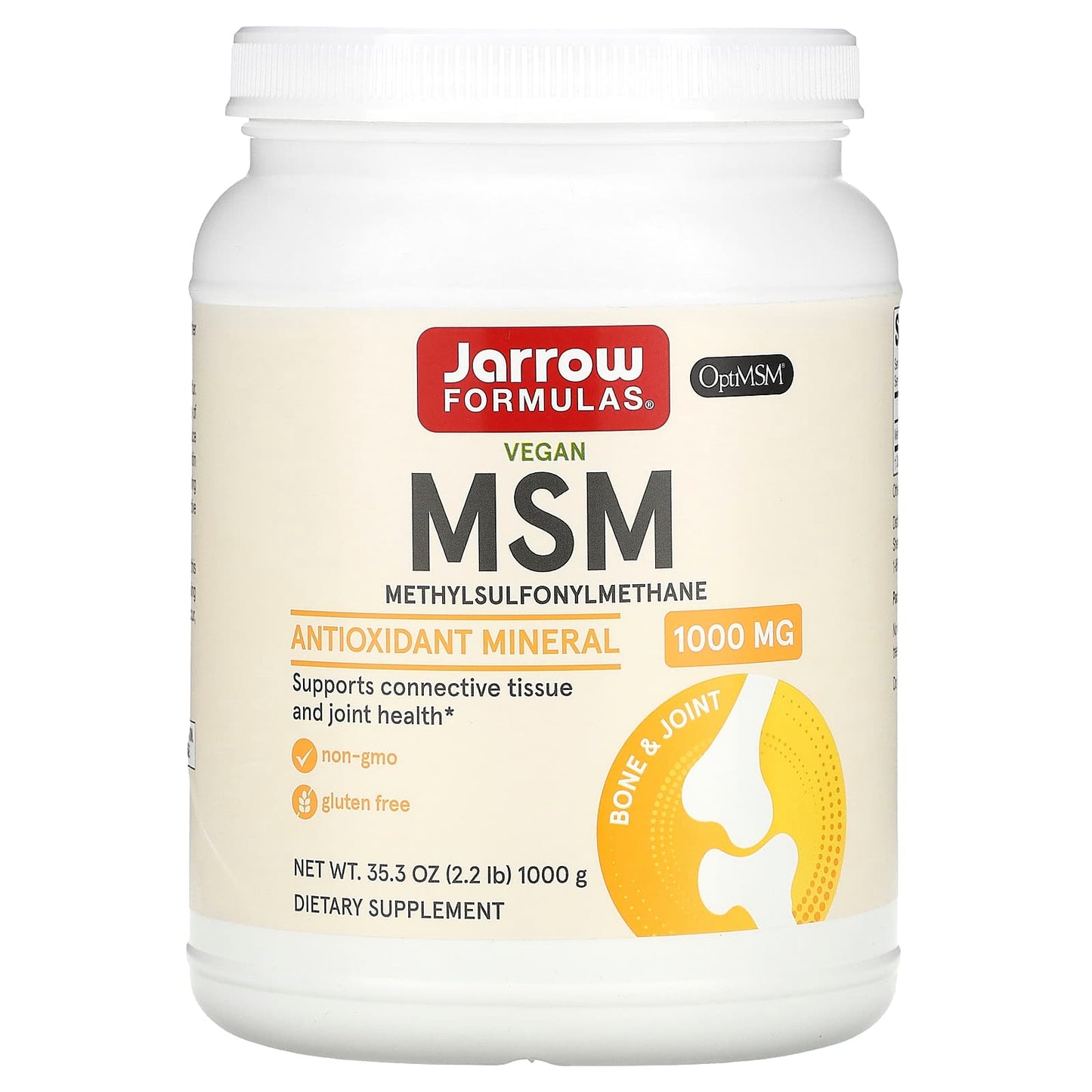 Jarrow Formulas, MSM Powder, 35.5 oz (1, 1000 GM UPC 790011190172 | HiLife Vitamins