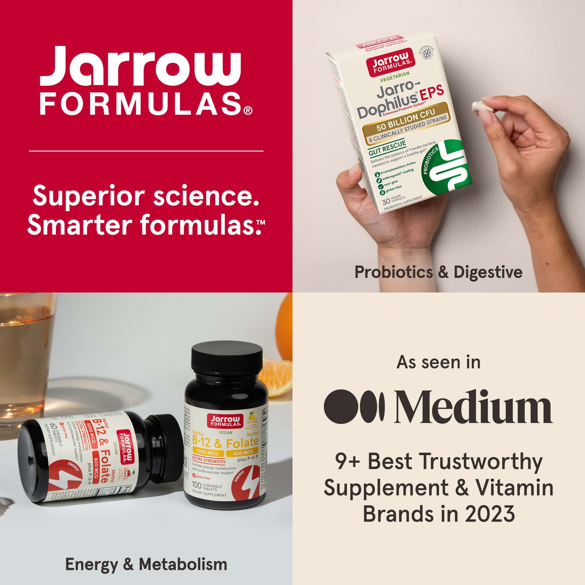 Jarrow Formulas, Glucosamine+Chondroitin+Msm, 120 Capsules UPC 790011190233 | HiLife Vitamins