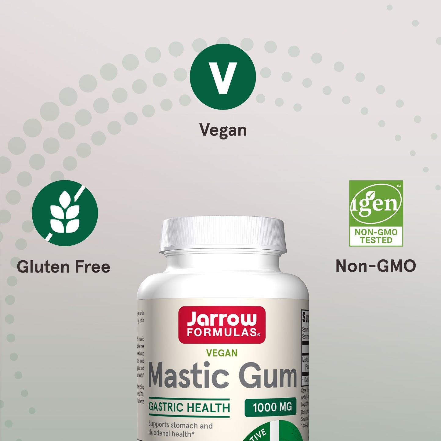 Jarrow Formulas, Mastic Gum, 120 Veggie Caps UPC 790011230144 | HiLife Vitamins