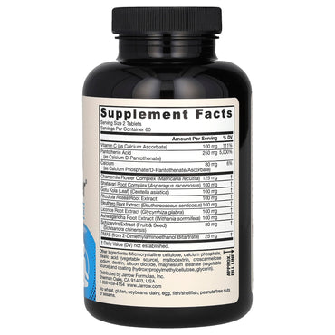 Jarrow Formulas, Adrenal Optimizer, 120 Tablets UPC 790011290322 | HiLife Vitamins