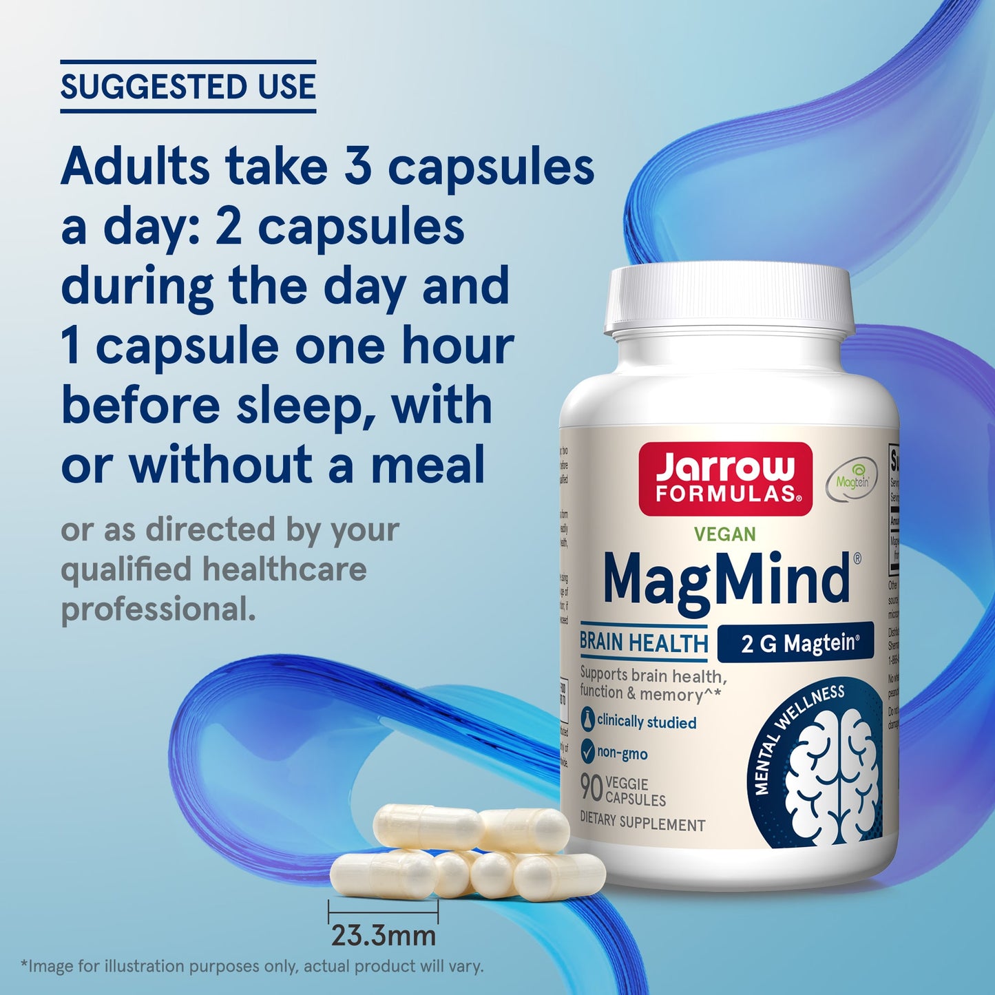Jarrow Formulas, MagMind, 90 Capsules UPC 790011290629 | HiLife Vitamins