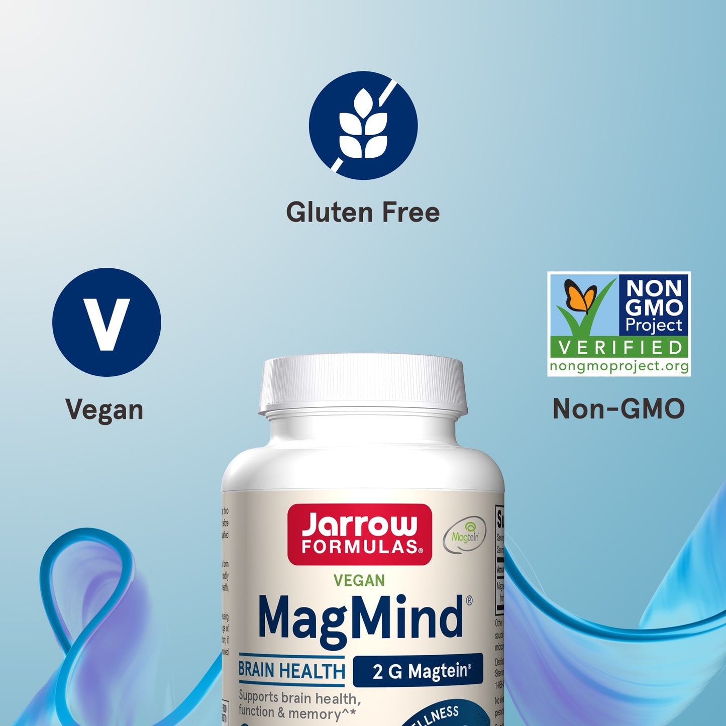 Jarrow Formulas, MagMind, 90 Capsules UPC 790011290629 | HiLife Vitamins