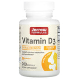 Jarrow Formulas, Vitamin D3, Cholecalciferol, 25 mcg, 200 Softgels - 790011300045 | Hilife Vitamins