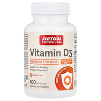 Jarrow Formulas, Vitamin D3, Cholecalciferol, 125 mcg (5, 100 Softgels UPC 790011300052 | Hilife Vitamins