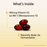 Jarrow Formulas, MK-7, Most Active Form of Vitamin K2, 1, 30 Softgels