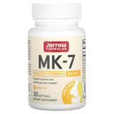 Jarrow Formulas, MK-7, Most Active Form of Vitamin K2, 1, 30 Softgels - 790011300120 | Hilife Vitamins