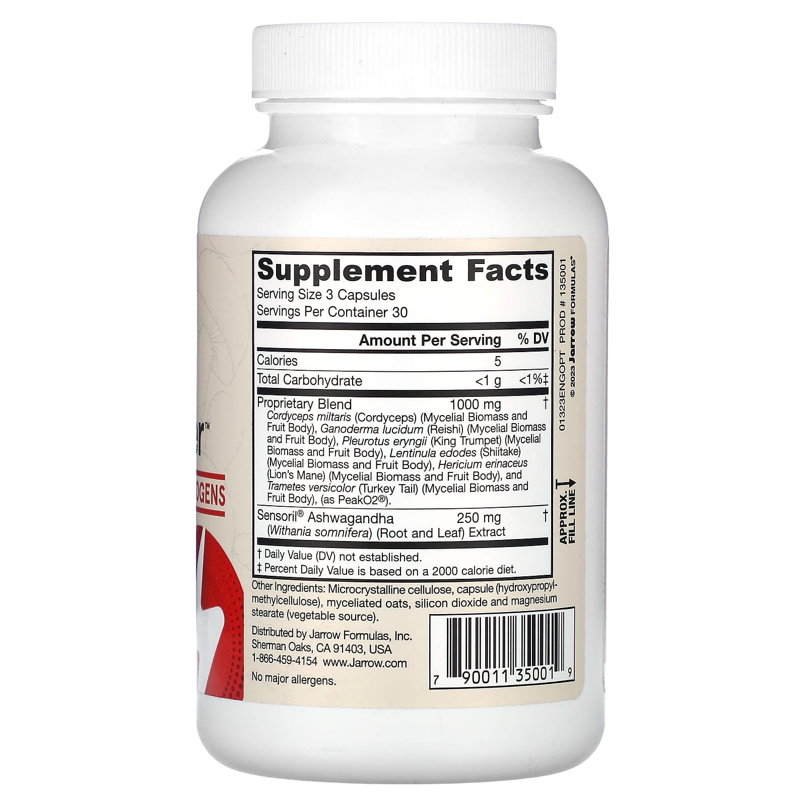 Jarrow Formulas, Energy Optimizer™, 90 Veggie Capsules UPC 790011350019 | HiLife Vitamins