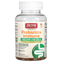 Jarrow, Probiotic+ Immune, 1 BILLION ORGANISMS, 60 Gummies UPC 790011037118 | HiLife Vitamins