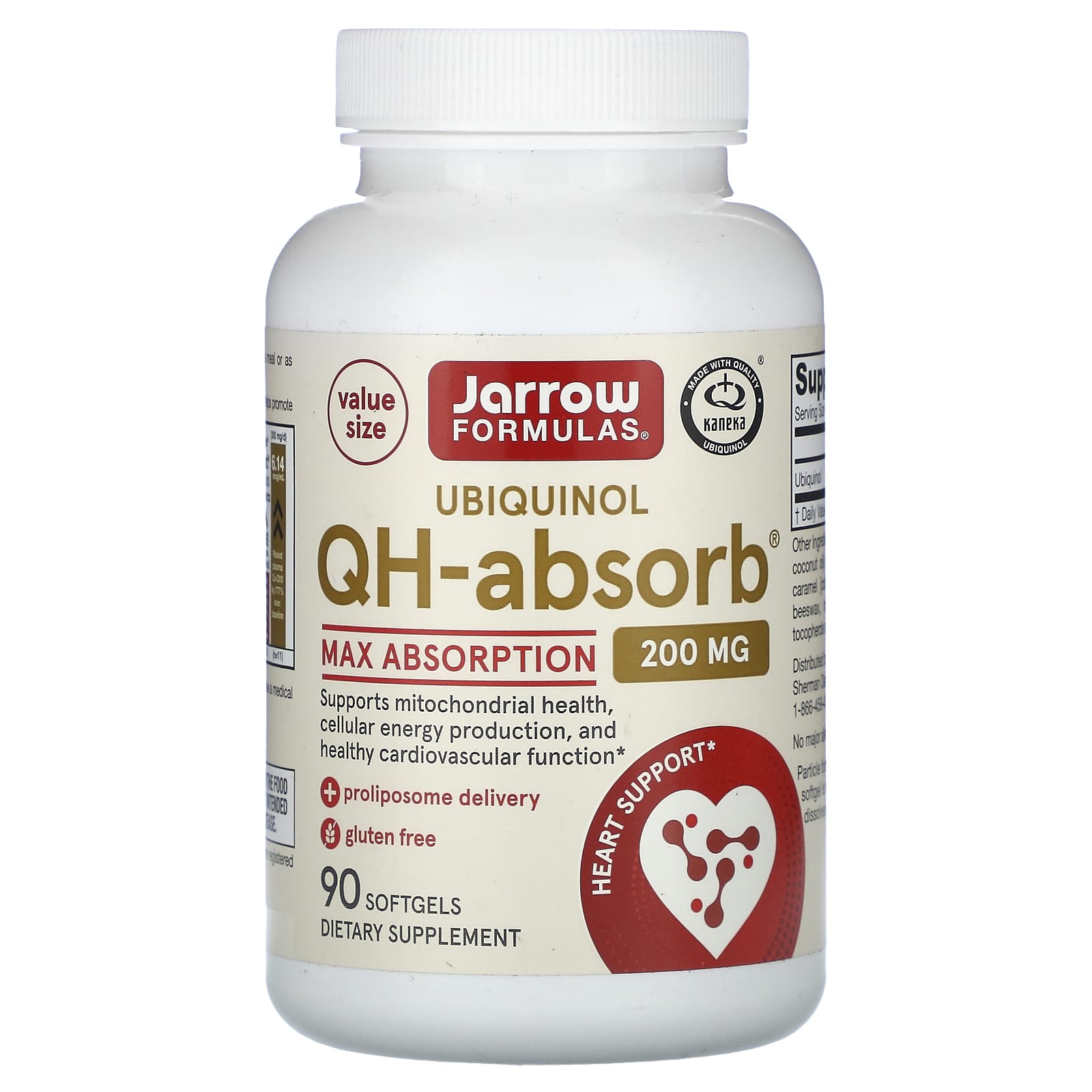 Jarrow, QH-Absorb 90 mg, 90 Softgels UPC 790011060376 | HiLife Vitamins