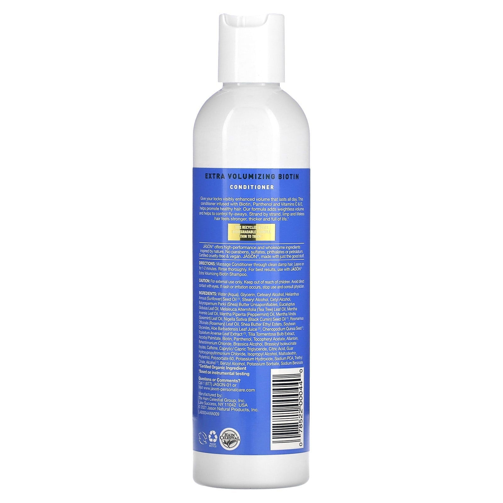 Jason, Thin to Thick Hair Conditioner, 8 Oz UPC 078522000440 | HiLife Vitamins