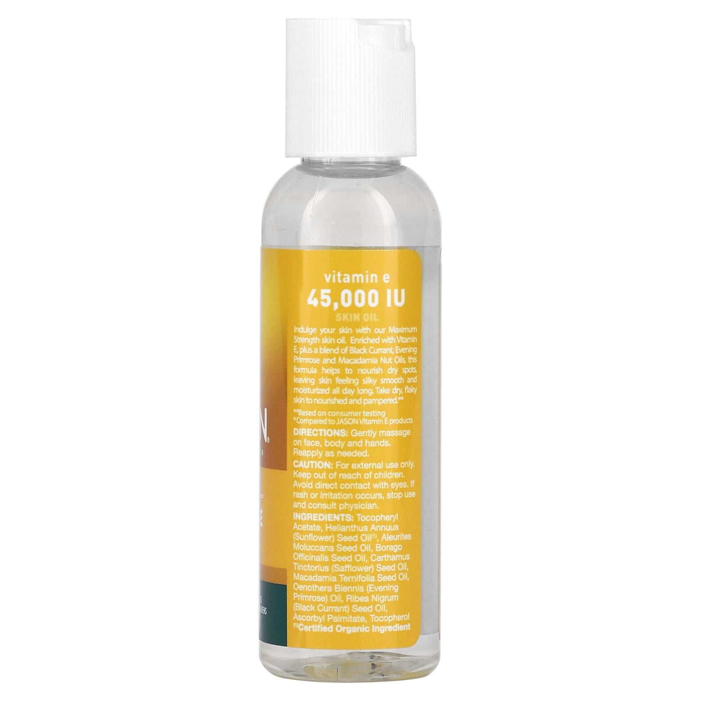 Jason, Vitamin E Oil 45,000 IU, 2 Oz UPC 078522040316 | Hilife Vitamins
