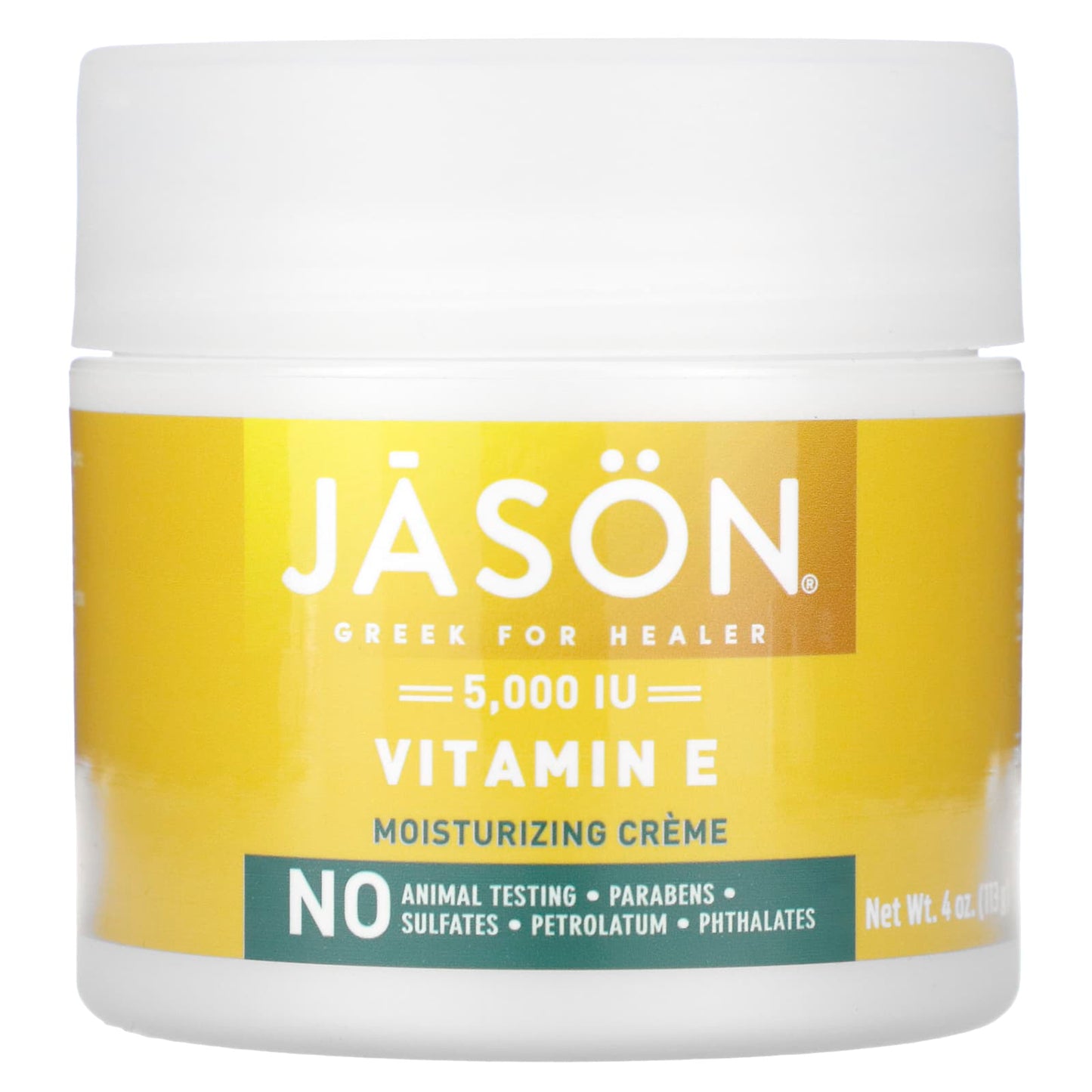 Jason, Vitamin E Cream 5000 IU, 4 Oz UPC 078522050124 | Hilife Vitamins
