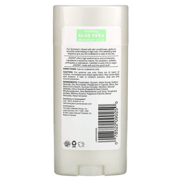 Jason, Deodorant Aloe Vera Stick, 2.5 Oz UPC 078522090250 | HiLife Vitamins