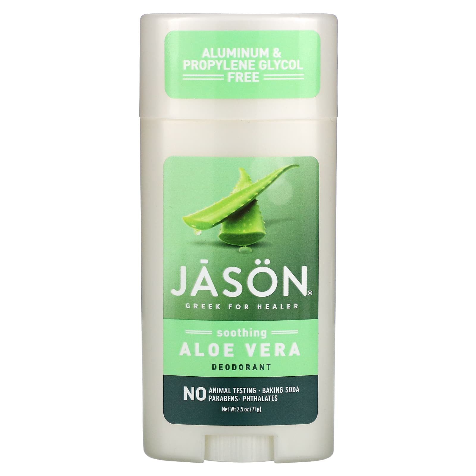 Jason, Deodorant Aloe Vera Stick, 2.5 Oz UPC 078522090250 | HiLife Vitamins