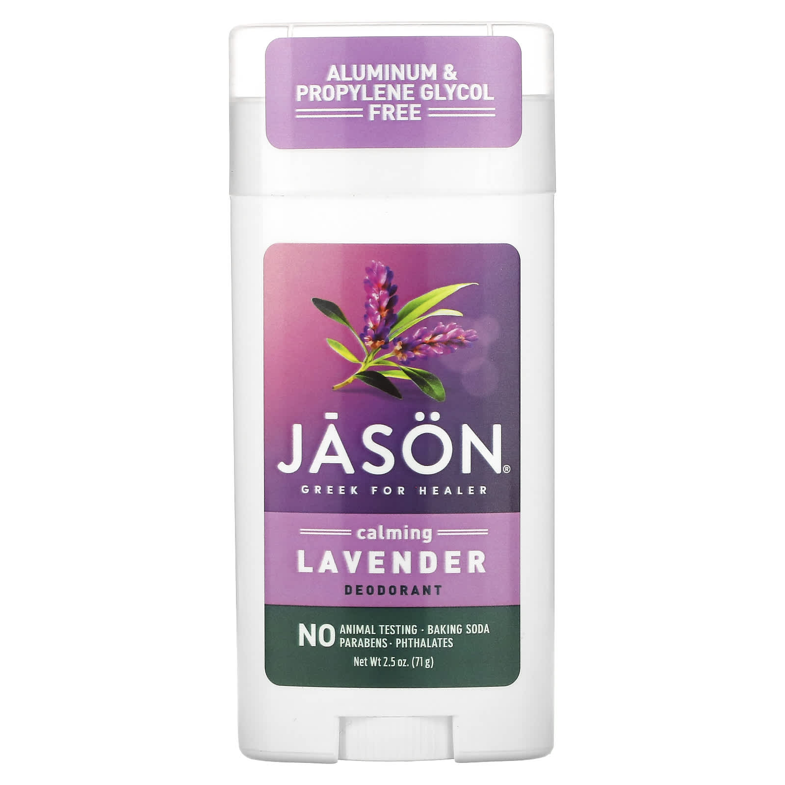 Jason, Deodorant Lavender Stick, 2.5 Oz UPC 078522090656 | Hilife Vitamins