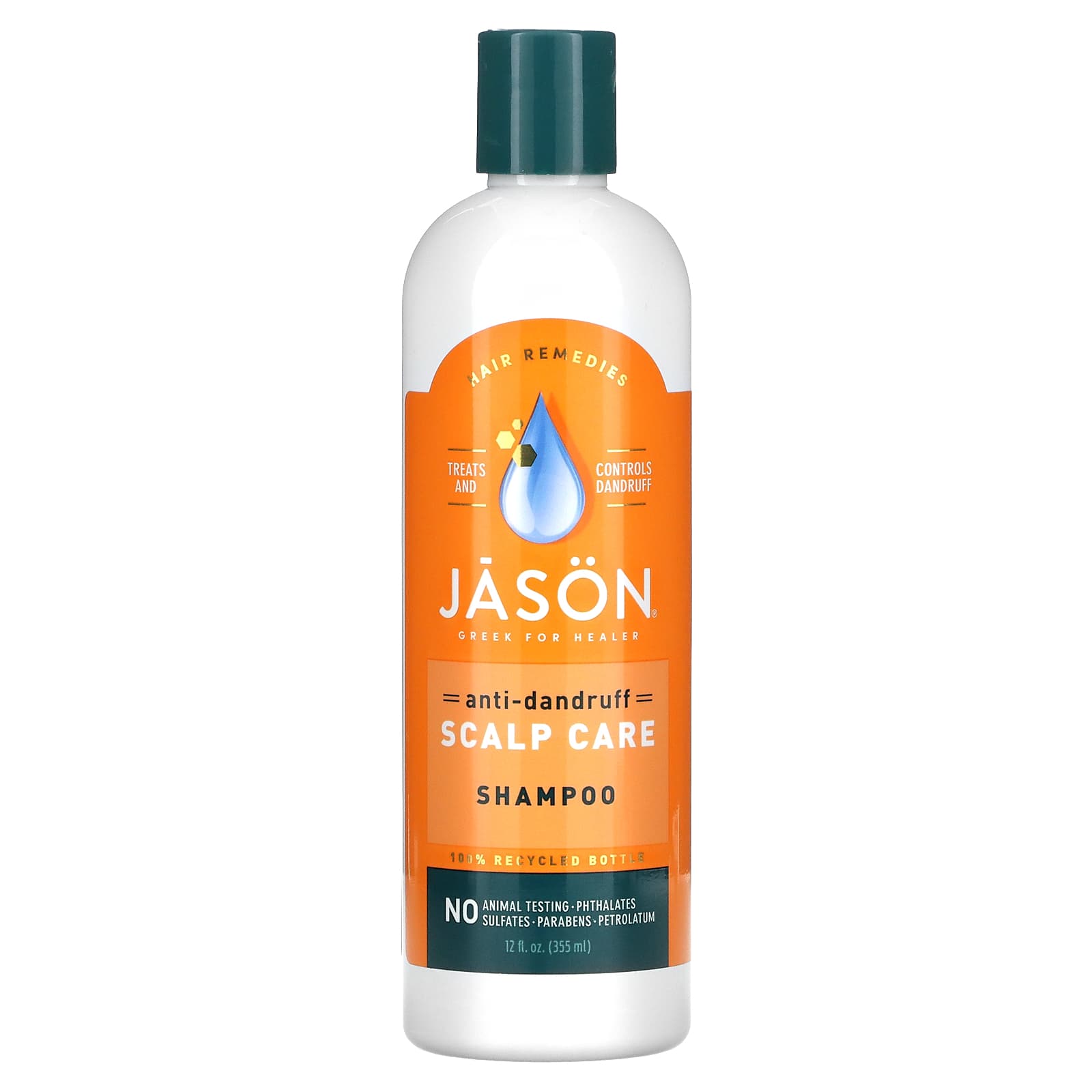 Jason, Shampoo Dandruff Relief, 12 Oz UPC 078522100300 | HiLife Vitamins