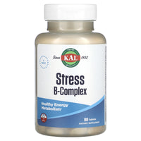 Kal, Stress B Complex, 100 Tablets UPC 021245100232 | HiLife Vitamins