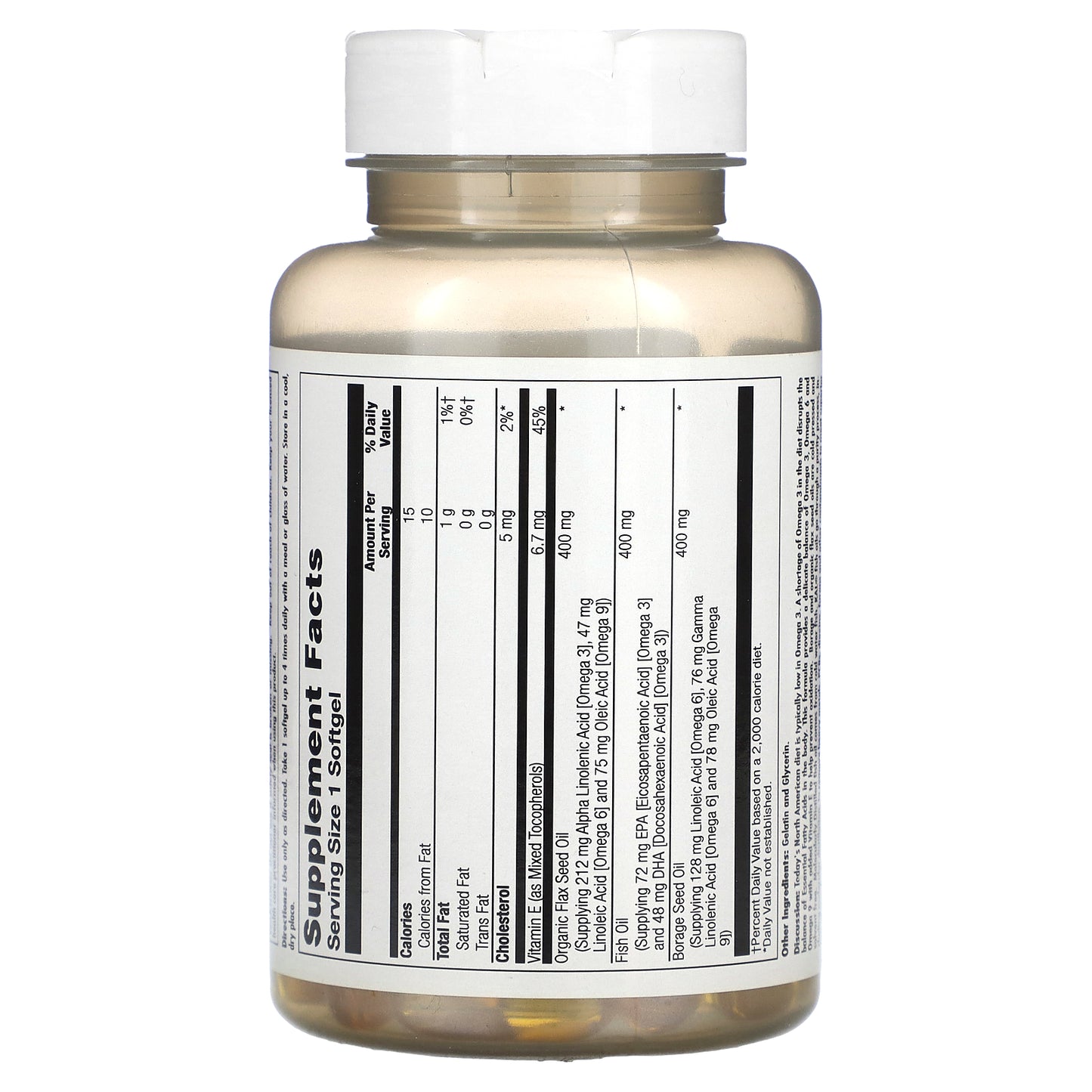 Kal, Ultra Omega 3-6-9, 50 Softgels UPC 021245103905 | HiLife Vitamins