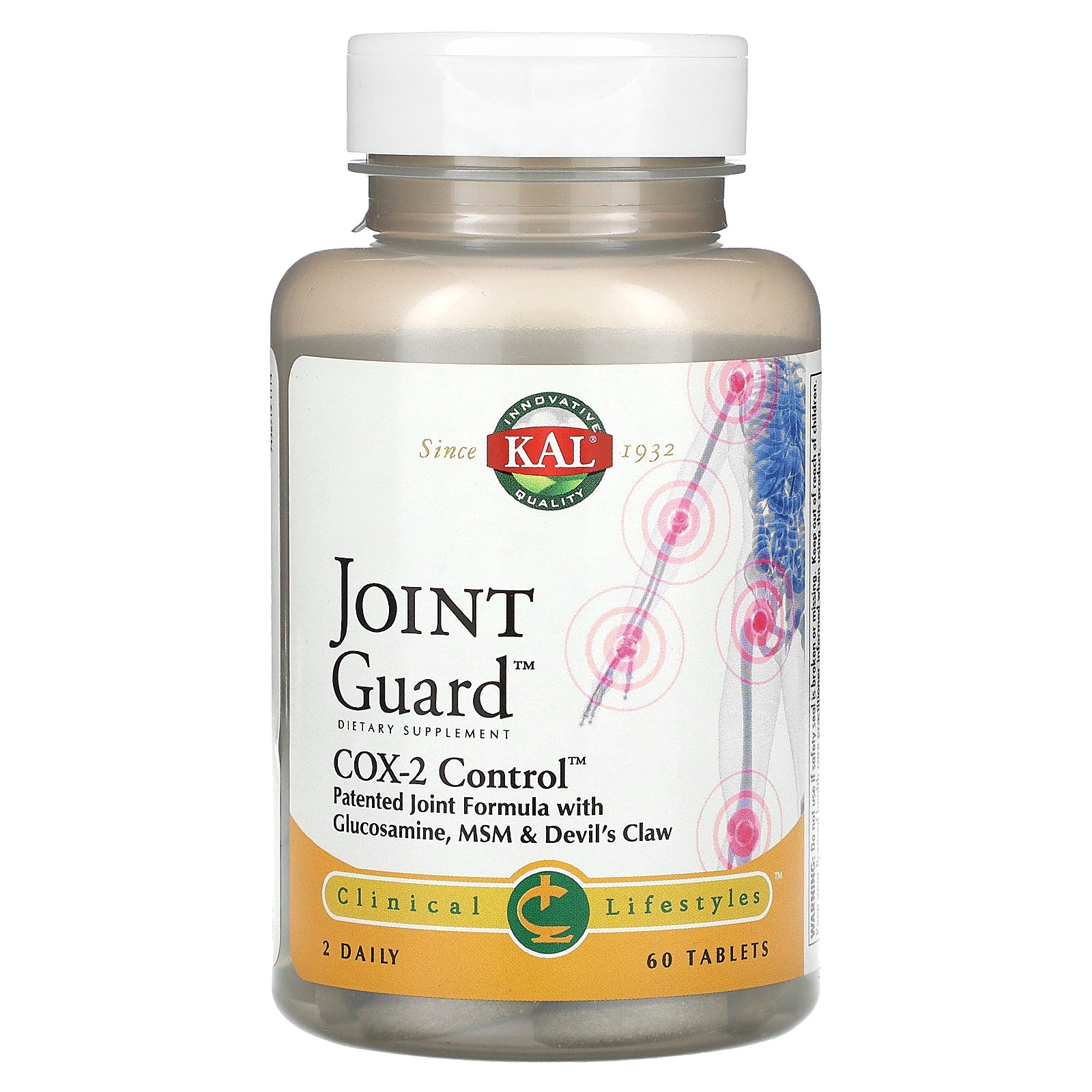 Kal, Joint Guard, COX-2 Control, 60 Tablets UPC 021245104469 | HiLife Vitamins