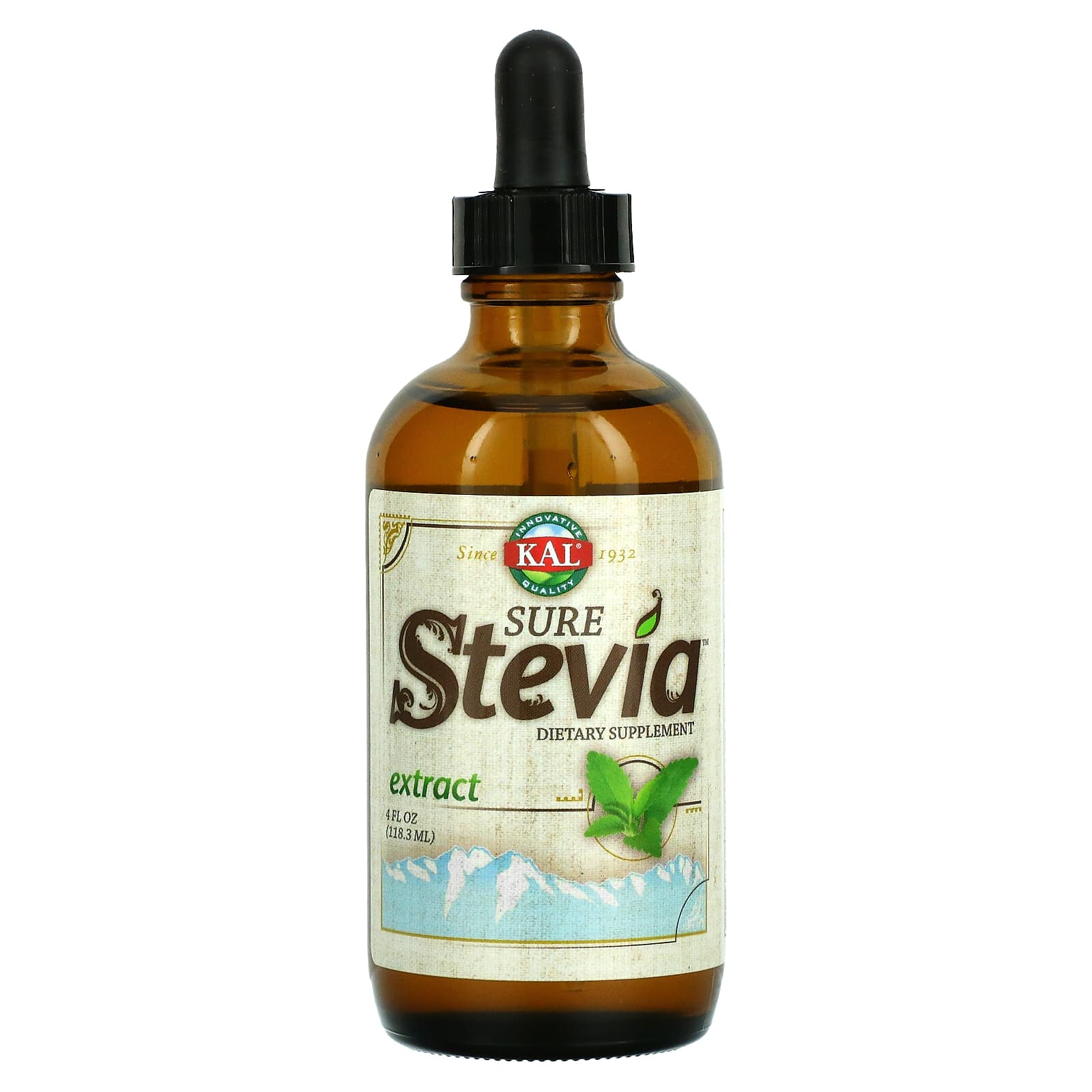 Kal, Pure Stevia Extract, 4 Oz UPC 021245107439 | HiLife Vitamins