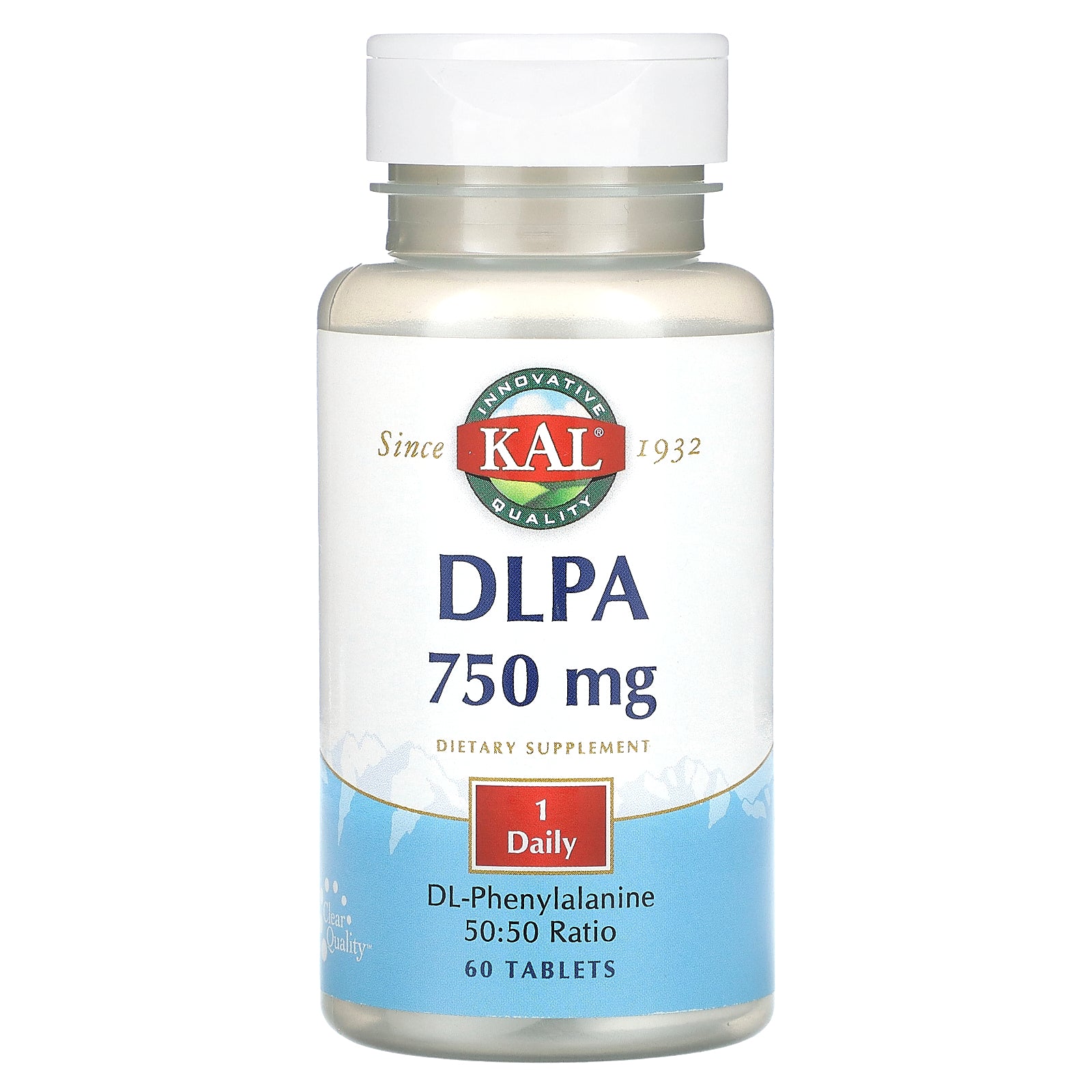 Kal, DLPA, 750 mg, 60 Tablets UPC 021245121060 | HiLife Vitamins